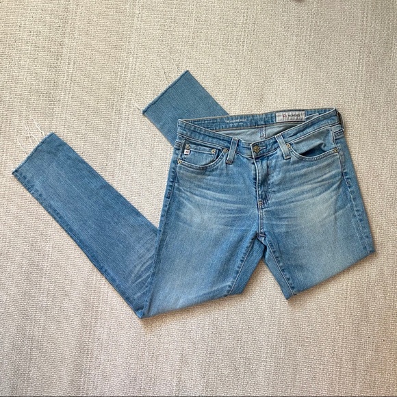 Ag Adriano Goldschmied Denim - AG-ED mid rise size 26 washed skinny blue jeans
